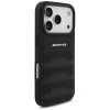 Etui AMG Leather Debossed Lines Logo do  iPhone 17 Pro czarny